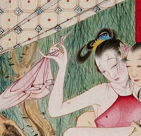 仙桃-迫于无奈胡也佛画出《金瓶梅秘戏图》，却因此成名，其绘画价值不可估量